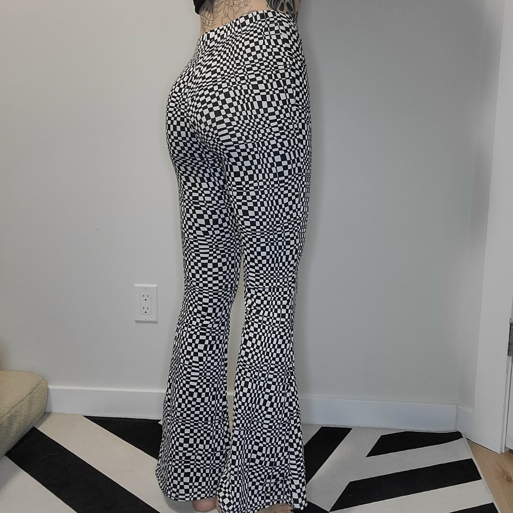 Nasty Gal Geometric Bellbottoms
